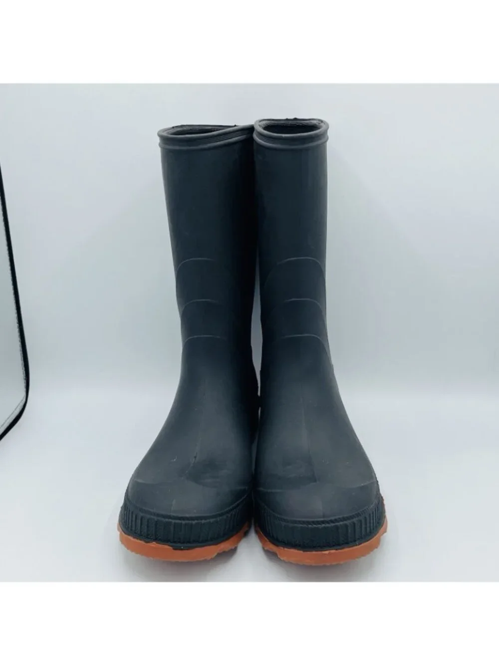 Rain Boots Womens Size 6 Black Waterproof Gardening Rubber Mud Shoes